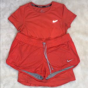 Salmon Nike Running Shorts